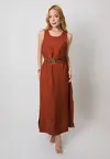 Vestido Dwz Longo Regata Liso