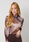 Body Dwz Manga Longa Estampada