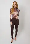 Body Dwz Manga Longa Estampada