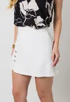 Short Saia Dwz com Botoes
