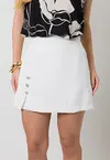 Short Saia Dwz com Botoes