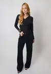 Blusa Dwz com Manga Longa Transpassada