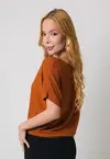 Blusa Dwz Tricot Canelada Meia Manga