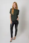 Blusa Dwz Tricot Canelada Meia Manga