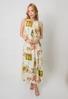 Vestido Dwz Longo Estampado